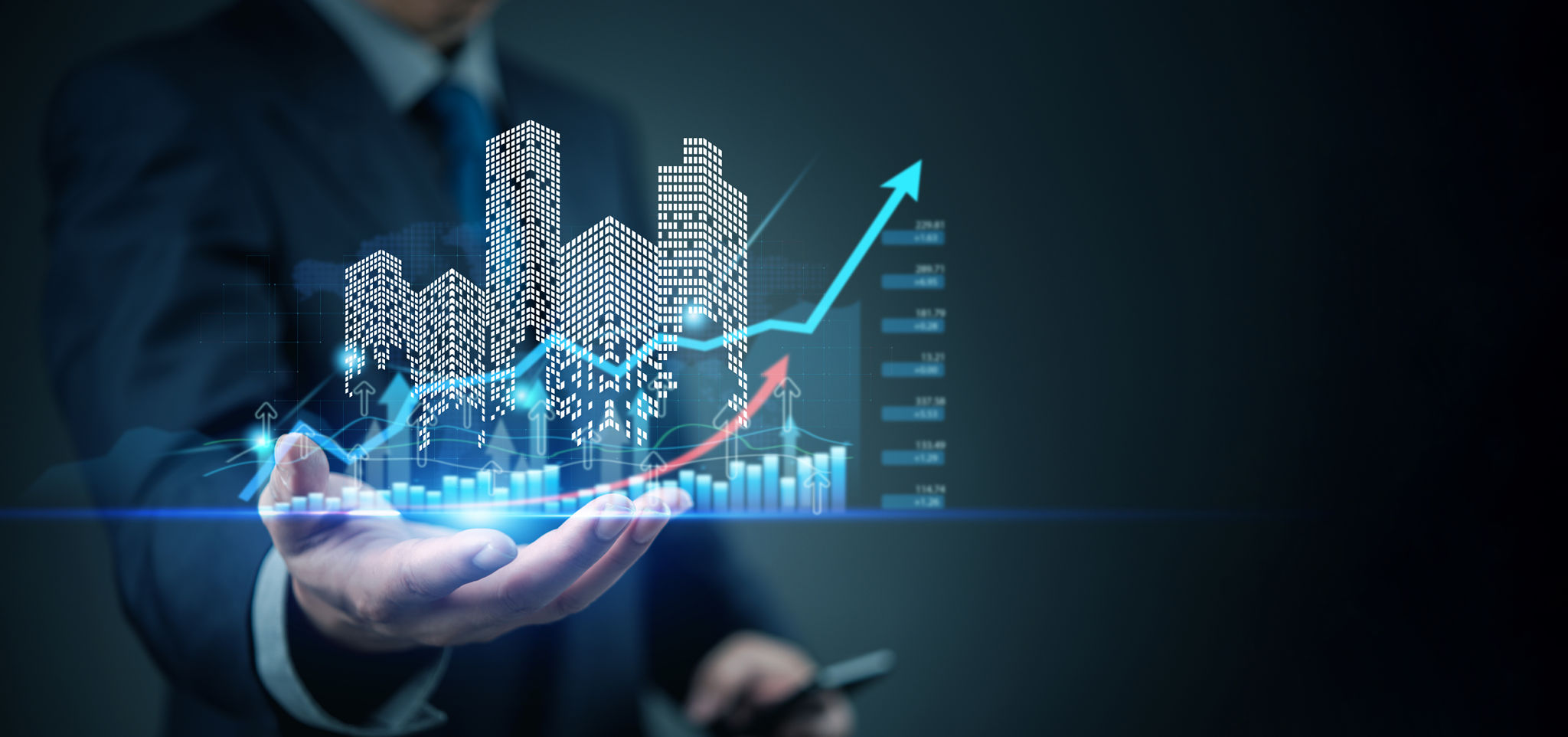Grafico digitale per strategie di marketing immobiliare locale mirate ai venditori qualificati