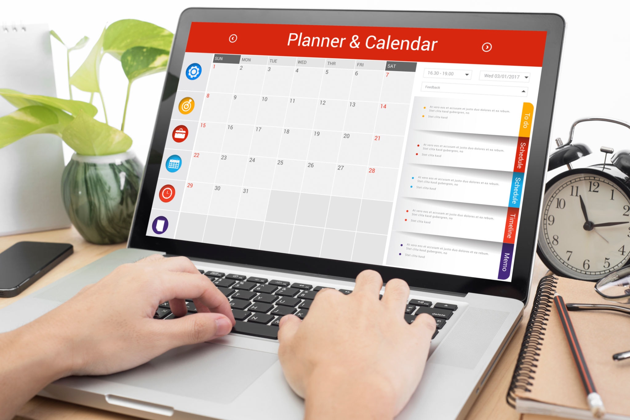 promuovere annuncio immobiliare: checklist e revisione annuncio su laptop con calendario editoriale